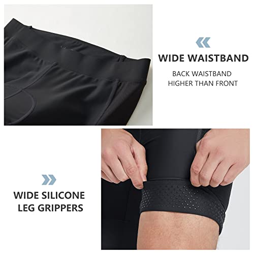 Men's 4D Padded Cycling Shorts, Black M