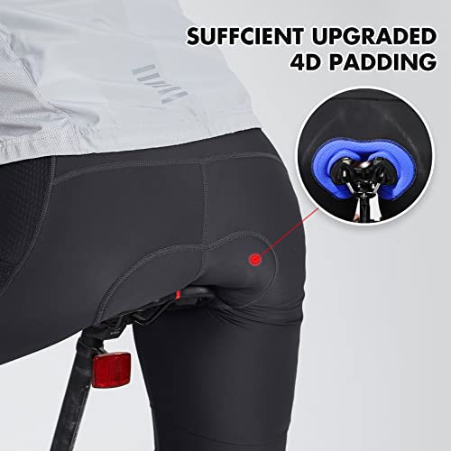 Men's 4D Padded Cycling Shorts, Black M