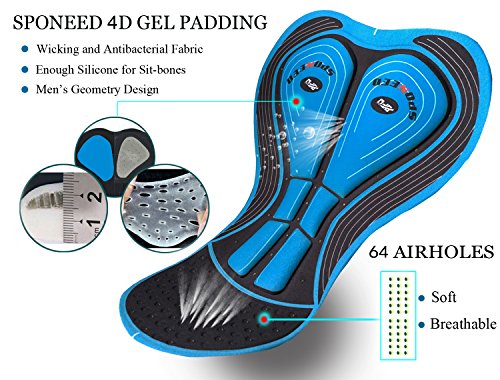 Men's Grey Cycling Shorts with Padding