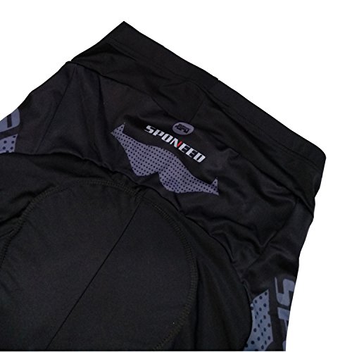 Men's Grey Cycling Shorts with Padding