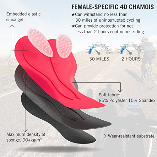 Women's 4D Padded Bike Shorts - Black M