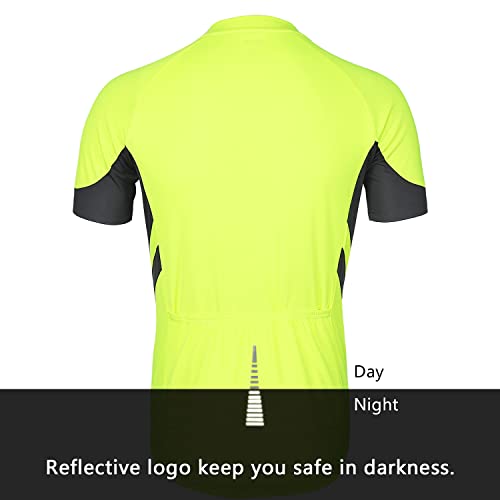 Men's Green Cycling Jersey - ARSUXEO 636