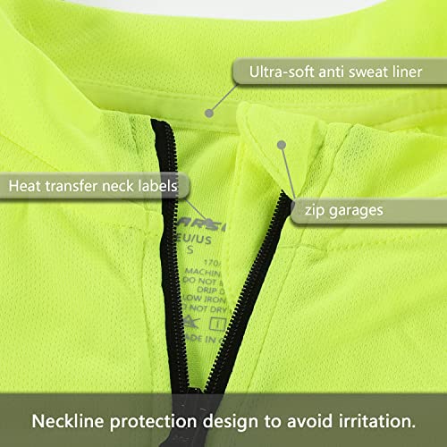 Men's Green Cycling Jersey - ARSUXEO 636