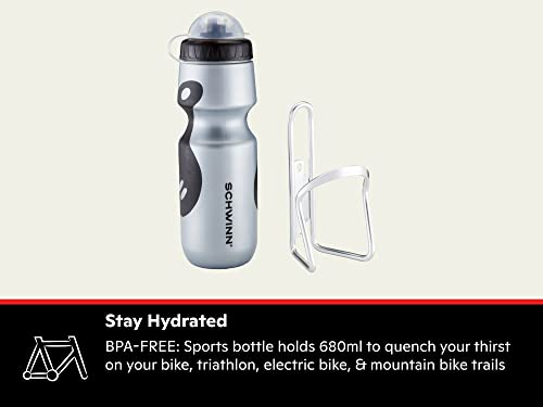 Schwinn Bottle Holder with 23oz Sport Bottle