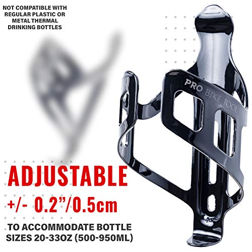 Lightweight Bike Bottle Holder with Secure Retention