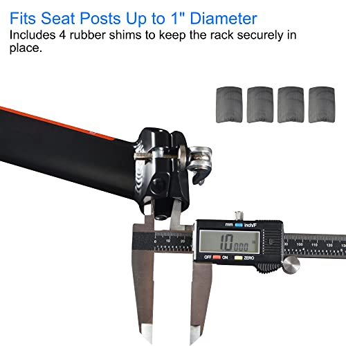 Seatpost-mounted Bike Rack for Luggage & Trunk Bags
