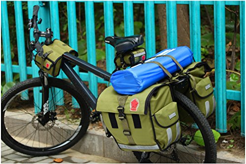 Waterproof Rear Bike Panniers by ArcEnCiel