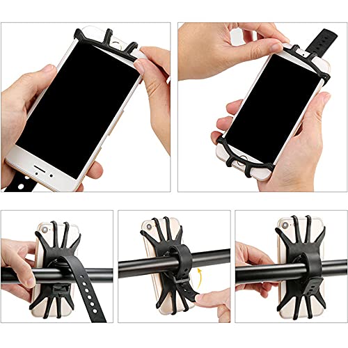 Bicycle Rear Rack Cooler Bag with Phone Holder