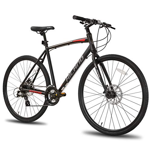 Men's 24-Speed City Commuter Bike with Disc Brakes