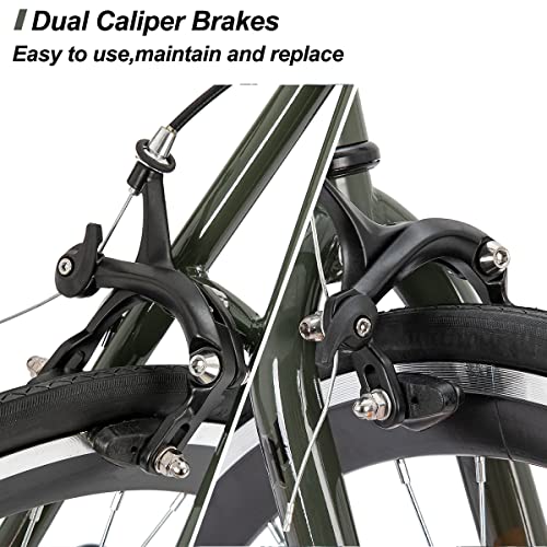 Hiland Urban City Bike for Men - Green