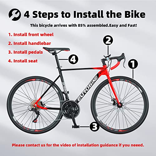 EUROBIKE Gravel and Road Bike Combo