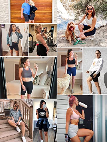 Women's High-Waist Cycling Shorts with Pockets
