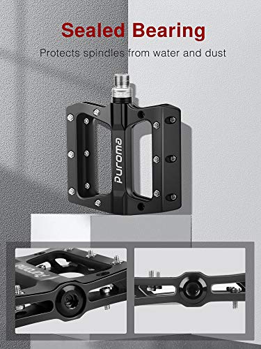 Puroma Non-Slip Bike Pedals for Mountain and Road