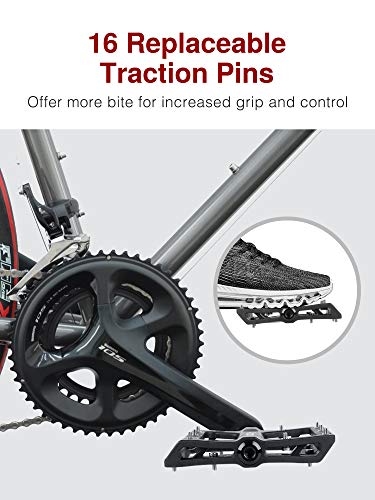 Puroma Non-Slip Bike Pedals for Mountain and Road