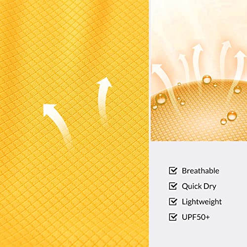 Women's UPF50+ Cycling Jersey with Pockets - Orange