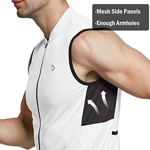 BALEAF Men's Cycling Tank Top with Pockets