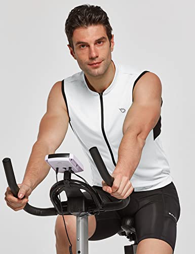 BALEAF Men's Cycling Tank Top with Pockets