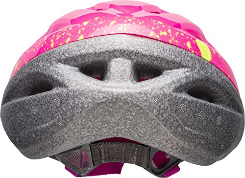 Pink Splatter Stella Child Bike Helmet by Bell
