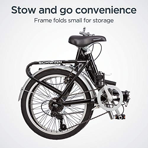 Schwinn 20" Folding Bike with 7-Speed gears