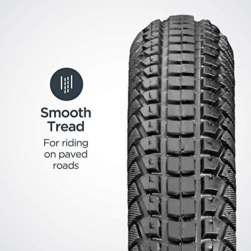 Schwinn Replacement Bike Tire, Cruiser Bike, 26 x 1.95-Inch , Black with Kevlar Bead