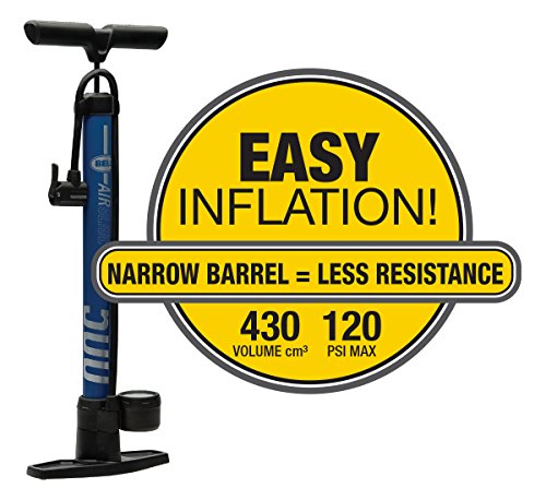 High-Pressure Cycling Floor Pump with Gauge