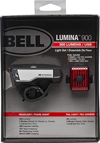 900 Lumina USB Rechargeable Bike Light Set