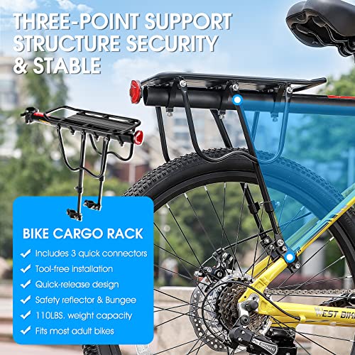 Waterproof Bike Cargo Rack for MTB