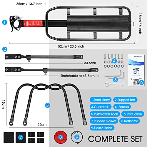 Waterproof Bike Cargo Rack for MTB