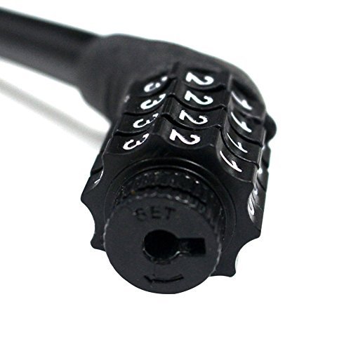 Sanwo Bike Cable Lock with 4-Digit Combination