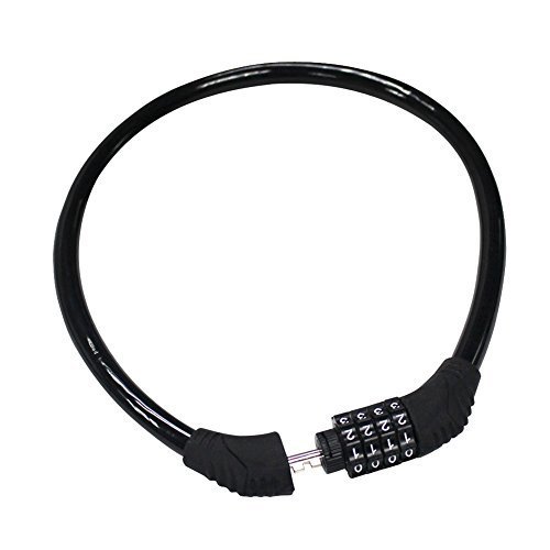 Sanwo Bike Cable Lock with 4-Digit Combination