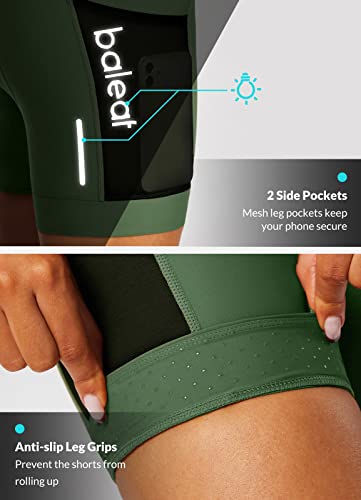 Women's Biking Shorts with Pockets & Gel Padding