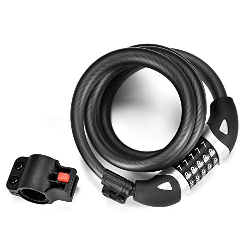 High Security 5-Digit Combination Bike Lock