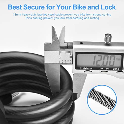 High Security 5-Digit Combination Bike Lock