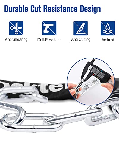 Heavy Duty Bike Chain Lock with Combination