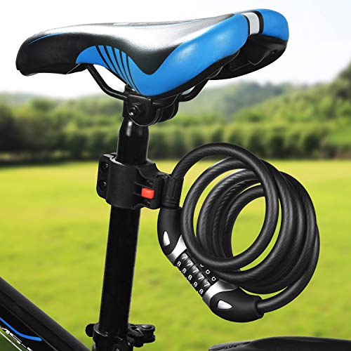 High Security 5-Digit Combination Bike Lock