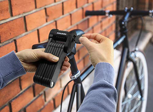 KOHLBURG 35" Foldable Bike Lock - High Security