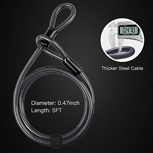 16mm Heavy Duty Bike U-Lock and Cable
