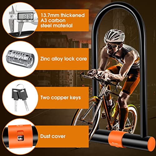 LuTuo Heavy Duty Anti-Theft Bike Lock