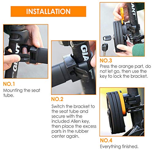 WOTOW Heavy Duty Bike Chain Lock