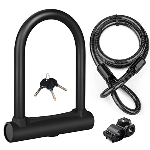 16mm Heavy Duty Bike U Lock with Mounting Bracket