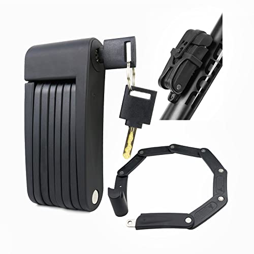 Upgraded Folding Bike Lock with Hydraulic Shear Resistance