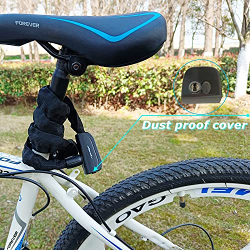 Heavy Duty Bike Chain Lock with Keys