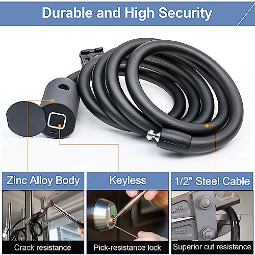 Fingerprint Bike Lock with Smart Bluetooth