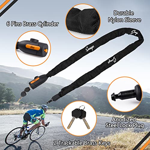 SUNYA Heavy Duty Bike Chain Lock