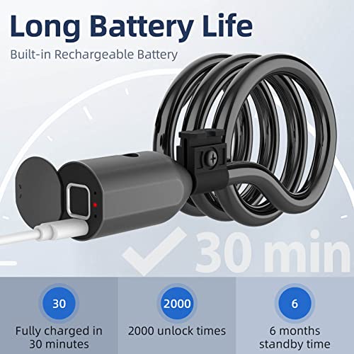 Fingerprint Bike Lock with Smart Bluetooth