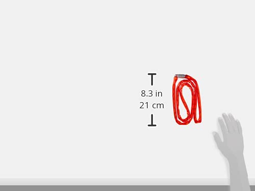 4ft Red Combination Bike Chain Lock