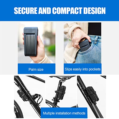 Upgraded Folding Bike Lock with Hydraulic Shear Resistance