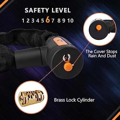 SUNYA Heavy Duty Bike Chain Lock