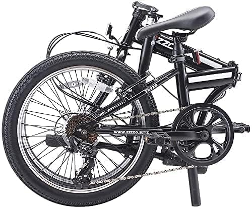 ZiZZO Ferro Lightweight Folding Bike (Black)