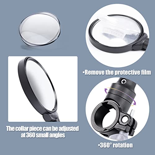 Adjustable bike mirror for electric bicycles